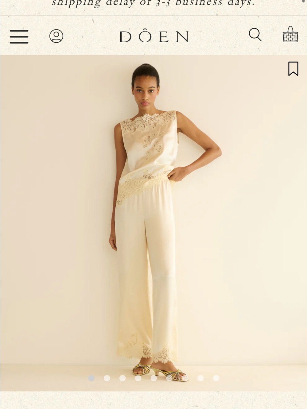 Doen lavon pant in candlelight